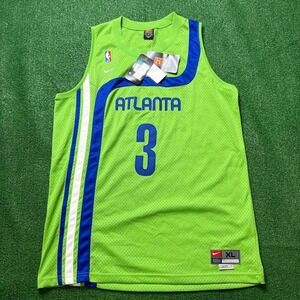 NWT Vintage Y2k Nike Atlanta Hawks Shreeef Abdur-Rahim Rewind Throwback Jersey